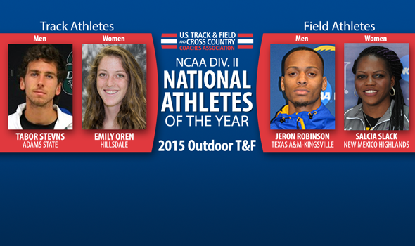 Stevens, Oren, Robinson & Slack Named NCAA DII National Athletes of the Year