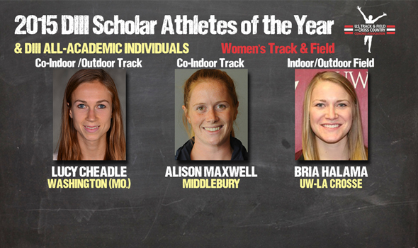 DIII Women’s Track & Field Scholar Athletes of the Year & All-Academic Individuals Announced