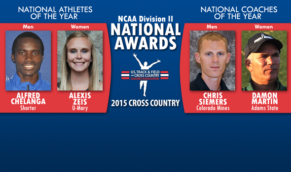 Chelanga, Zeis, Siemers & Martin Earn National Awards for Division II Cross Country