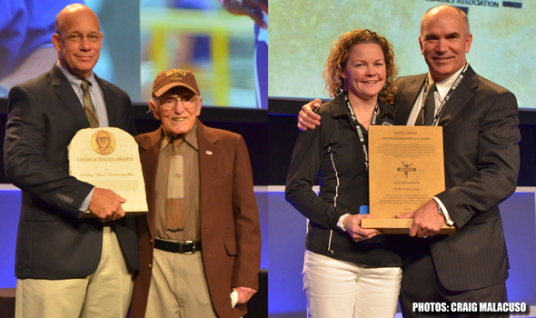 Kluckhohn, Schexnayder Win Distinguished Coaching Awards At Convention