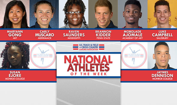 National Athletes of the Week Turn in Blistering Times, Huge Marks
