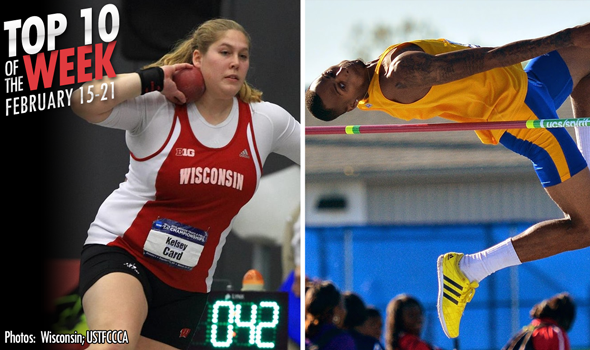 Best Marks of the College T&F Weekend: February 15-21, 2016