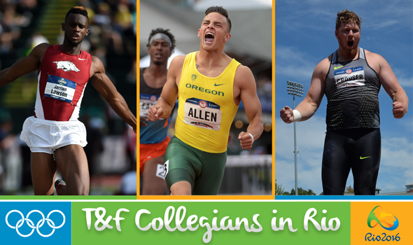 T&F Collegians At The 2016 Rio Olympics: Medal Contenders