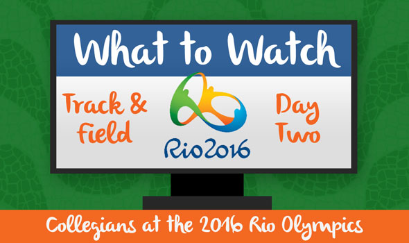 What to Watch For: Collegians in Day Two of Rio T&F