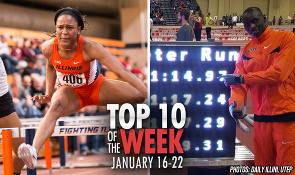 Top-10 Marks of the Collegiate Weekend: January 16-22, 2017